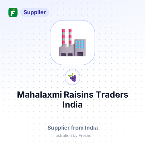 Mahalaxmi Raisins Traders,India – summary card, no photo uploaded yet