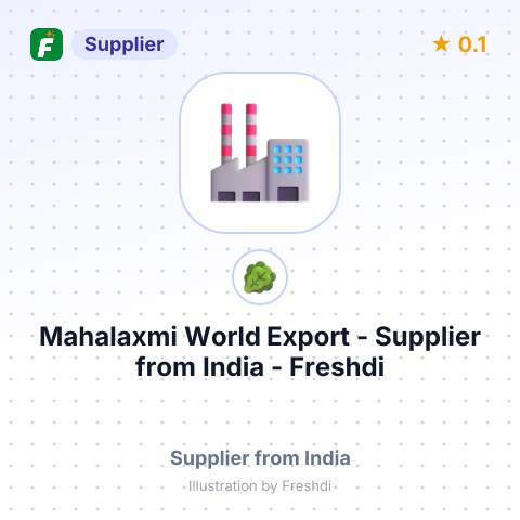 Mahalaxmi World Export  – summary card, no photo uploaded yet