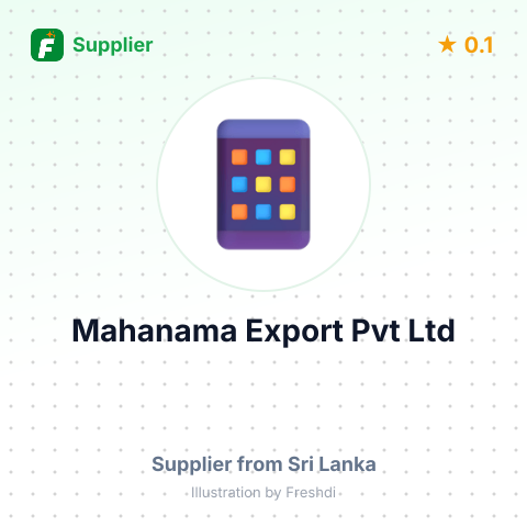 Mahanama Export Pvt Ltd  – summary card, no photo uploaded yet