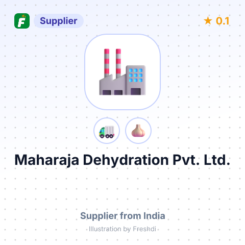 Maharaja Dehydration Pvt. Ltd. – summary card, no photo uploaded yet