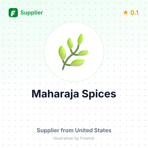 Maharaja Spices  – summary card, no photo uploaded yet