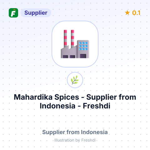 Mahardika Spices  – summary card, no photo uploaded yet