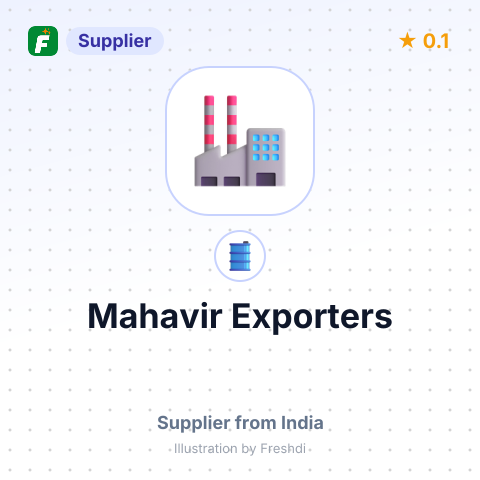 Mahavir Exporters  – summary card, no photo uploaded yet