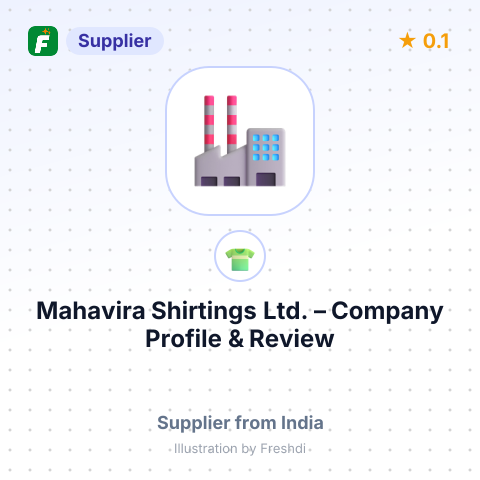 Mahavira Shirtings Ltd. – summary card, no photo uploaded yet