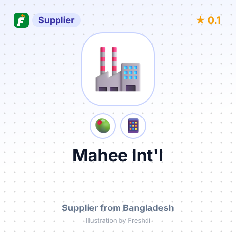 Mahee Int'l  – summary card, no photo uploaded yet