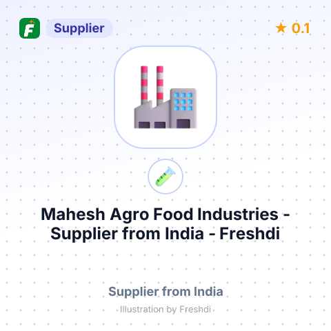 Mahesh Agro Food Industries  – summary card, no photo uploaded yet