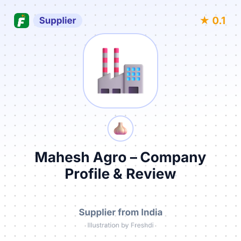 Mahesh Agro – summary card, no photo uploaded yet