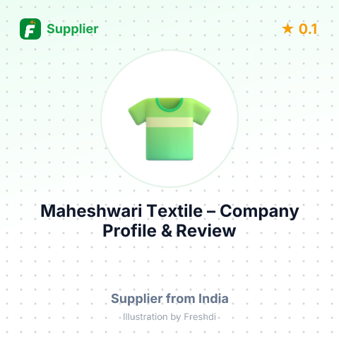 Maheshwari Textile – summary card, no photo uploaded yet
