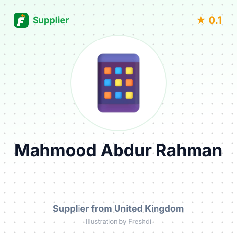 Mahmood Abdur Rahman  – summary card, no photo uploaded yet