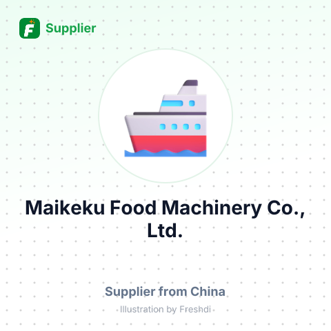 Maikeku Food Machinery Co., Ltd. – summary card, no photo uploaded yet