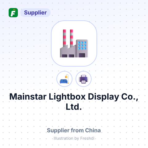 Mainstar Lightbox Display Co., Ltd. – summary card, no photo uploaded yet