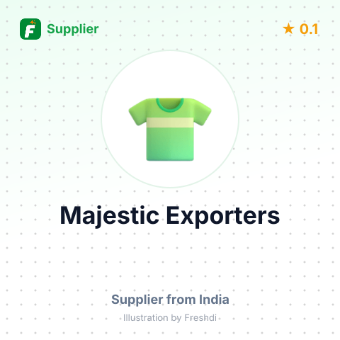 Majestic Exporters  – summary card, no photo uploaded yet