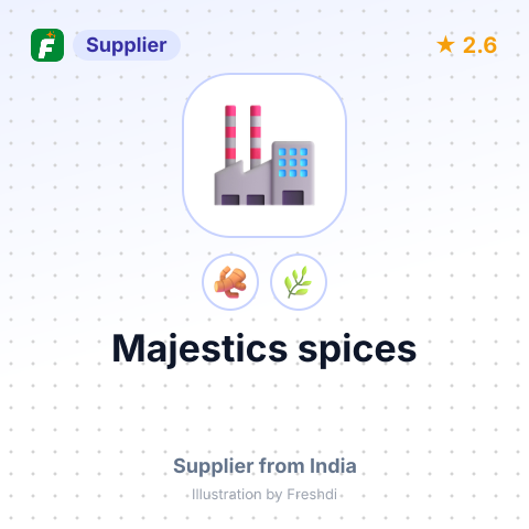 Majestics spices  – summary card, no photo uploaded yet