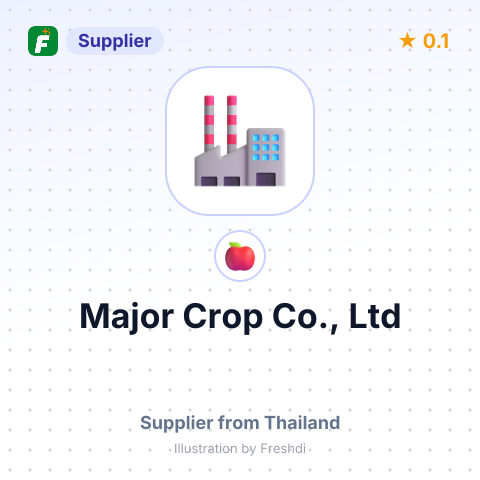 Major Crop Co., Ltd  – summary card, no photo uploaded yet