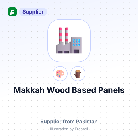 Makkah Wood Based Panels – summary card, no photo uploaded yet