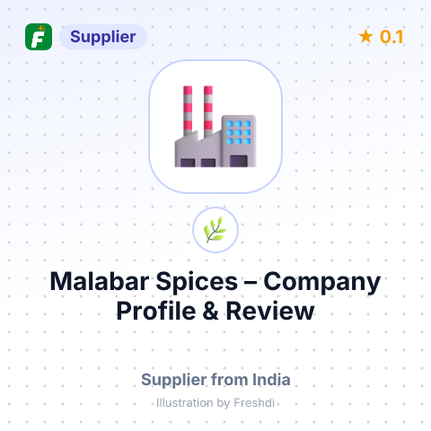 Malabar Spices – summary card, no photo uploaded yet