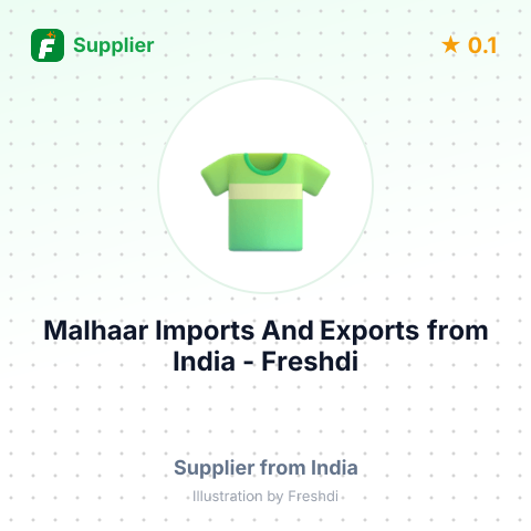 Malhaar Imports And Exports  – summary card, no photo uploaded yet