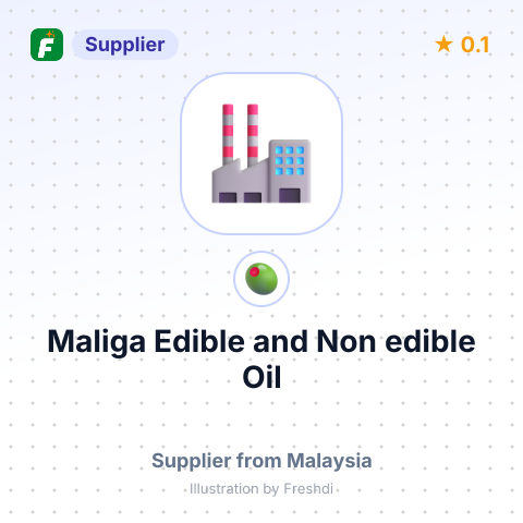 Maliga Edible and Non edible Oil – summary card, no photo uploaded yet