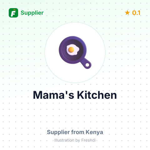 Mama's Kitchen  – summary card, no photo uploaded yet