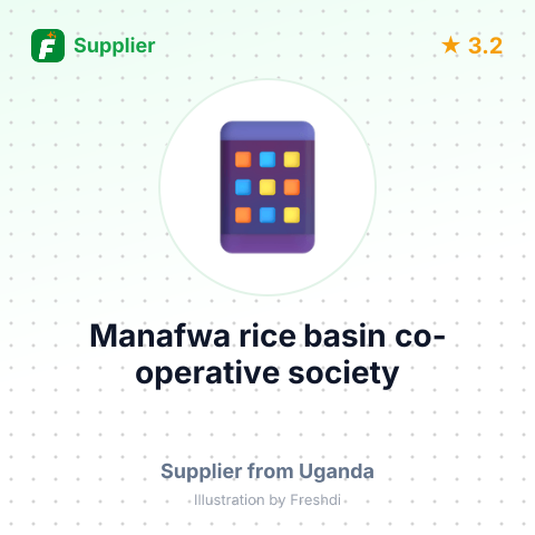 Manafwa rice basin co-operative society – summary card, no photo uploaded yet