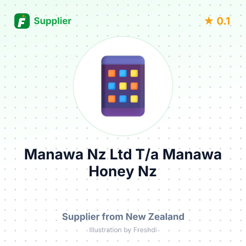 Manawa Nz Ltd T/a Manawa Honey Nz  – summary card, no photo uploaded yet