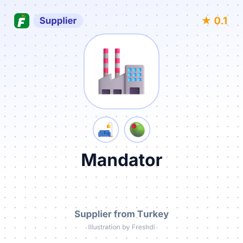 Mandator  – summary card, no photo uploaded yet