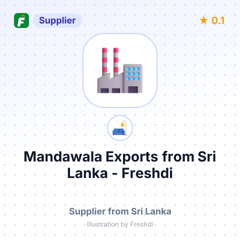 Mandawala Exports  – summary card, no photo uploaded yet