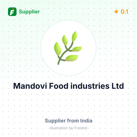 Mandovi Food industries Ltd  – summary card, no photo uploaded yet