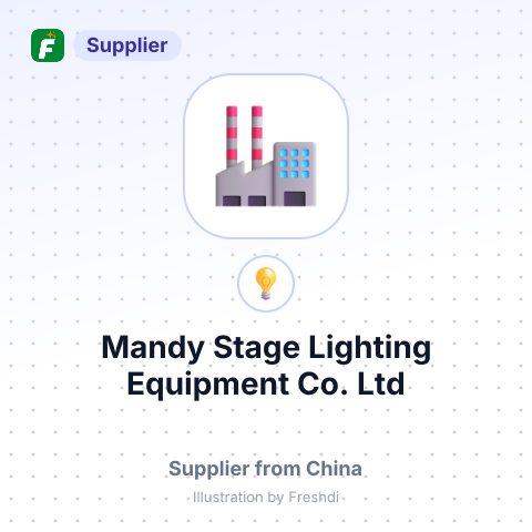 Mandy Stage Lighting Equipment Co.,Ltd – summary card, no photo uploaded yet