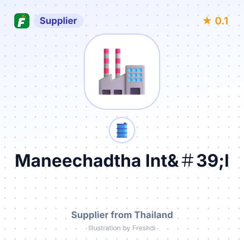 Maneechadtha Int&＃39;l – summary card, no photo uploaded yet