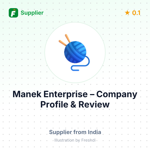 Manek Enterprise – summary card, no photo uploaded yet