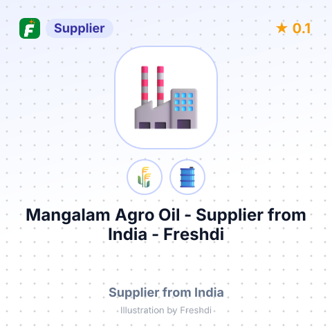 Mangalam Agro Oil  – summary card, no photo uploaded yet