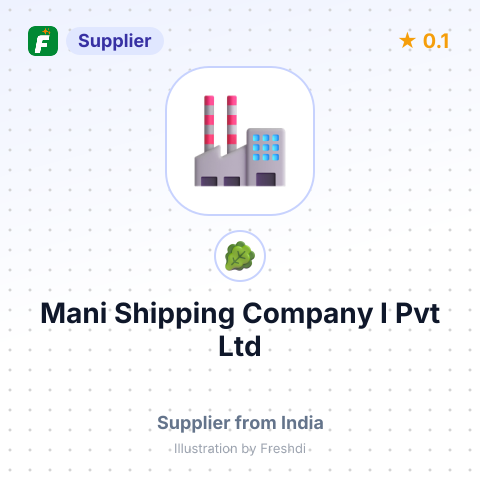 Mani Shipping Company I Pvt Ltd – summary card, no photo uploaded yet