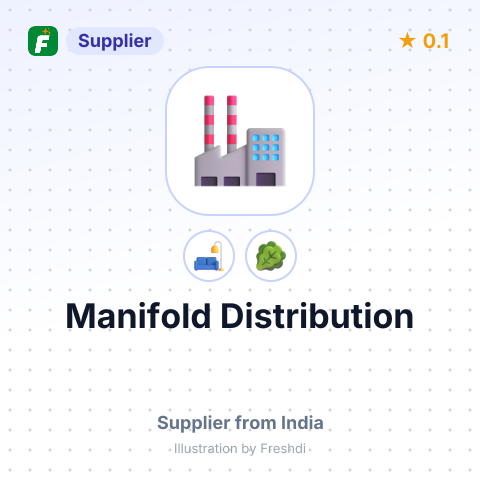 Manifold Distribution  – summary card, no photo uploaded yet