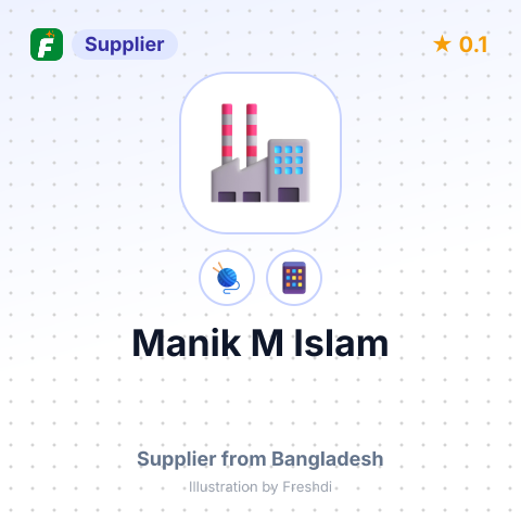 Manik M Islam  – summary card, no photo uploaded yet
