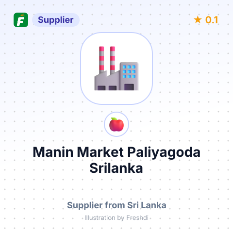 Manin Market Paliyagoda Srilanka  – summary card, no photo uploaded yet