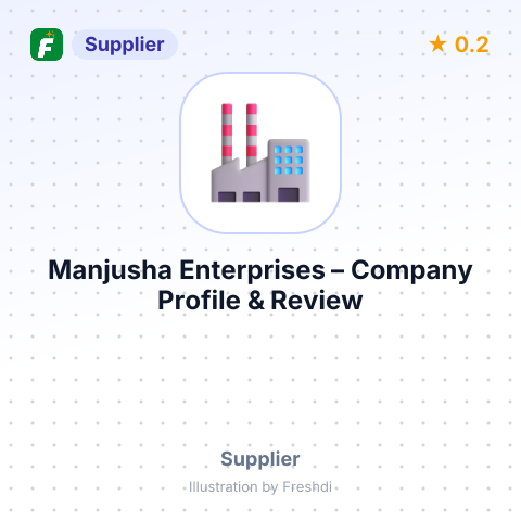 Manjusha Enterprises – summary card, no photo uploaded yet