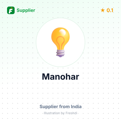 Manohar  – summary card, no photo uploaded yet
