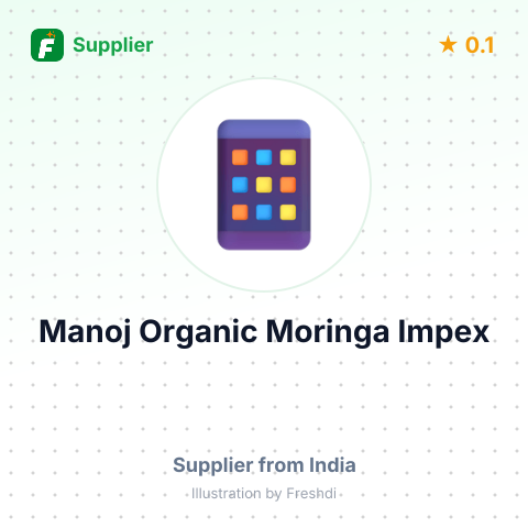 Manoj Organic Moringa Impex  – summary card, no photo uploaded yet