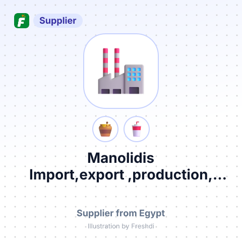 Manolidis Import,export ,production, Agency – summary card, no photo uploaded yet