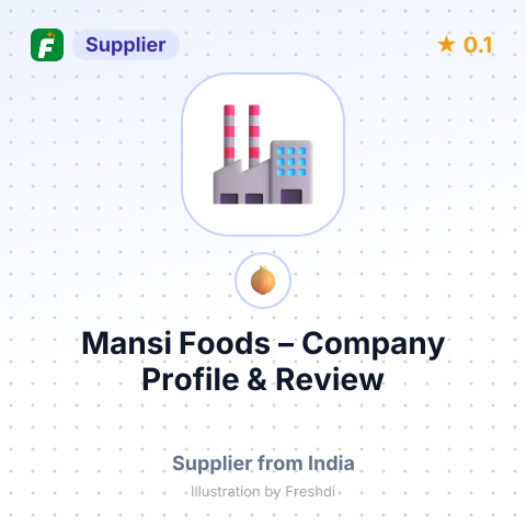 Mansi Foods – summary card, no photo uploaded yet