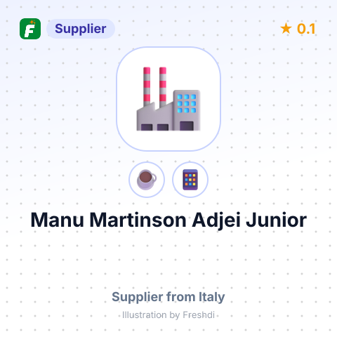 Manu Martinson Adjei Junior  – summary card, no photo uploaded yet