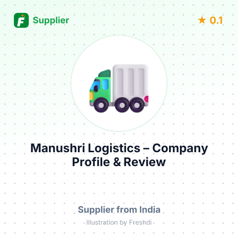 Manushri Logistics – summary card, no photo uploaded yet