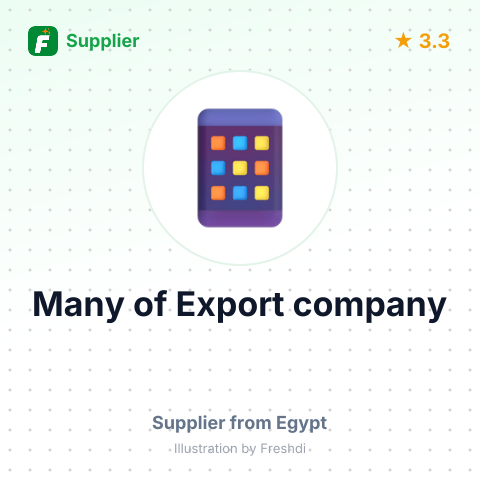 Many of Export company – summary card, no photo uploaded yet