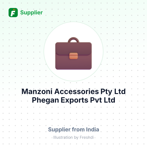Manzoni Accessories Pty Ltd Phegan Exports Pvt Ltd – summary card, no photo uploaded yet