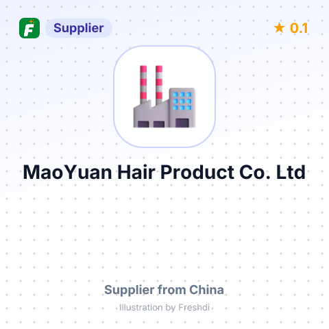 MaoYuan Hair Product Co., Ltd – summary card, no photo uploaded yet