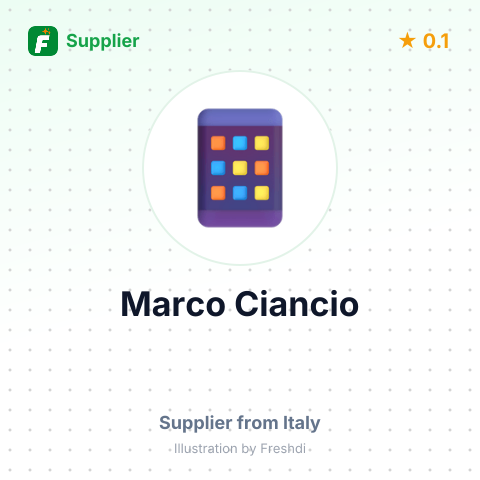 Marco Ciancio  – summary card, no photo uploaded yet