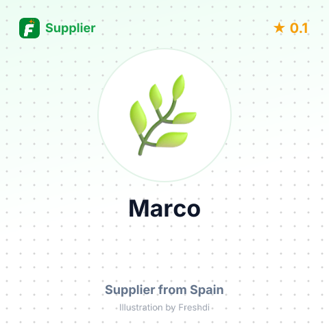 Marco  – summary card, no photo uploaded yet