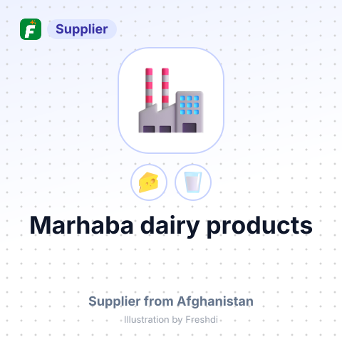Marhaba dairy products – summary card, no photo uploaded yet
