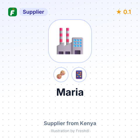 Maria  – summary card, no photo uploaded yet
